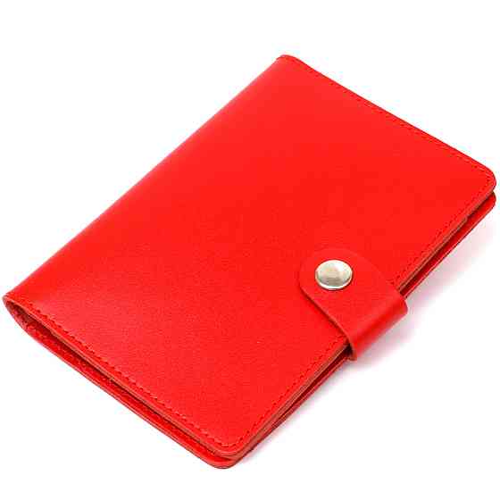 Практичный кожаный тревел-кейс Красный (SHVIGEL) Киев