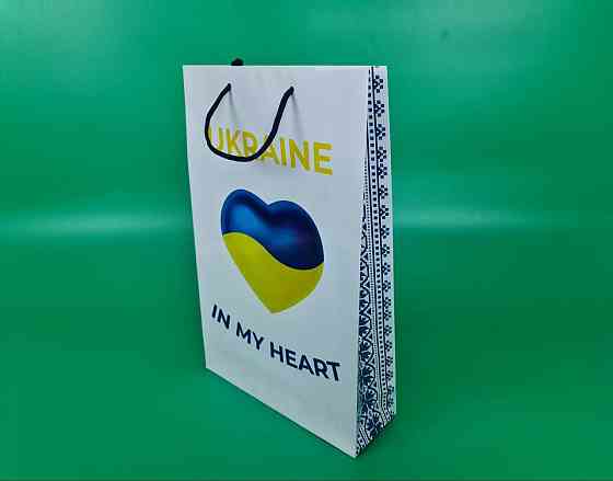 Большой бумажный пакет вертикальный  25/37/8(артBV-191) (12 шт) Харьков