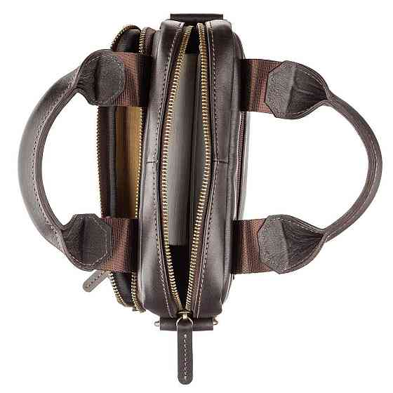 Сумка мужская SHVIGEL 11183 в гладкой коже Коричневая Киев