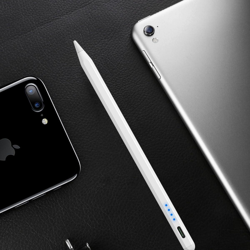 Стилус LEZUN C1503 для Apple iPad 2018-2026 Pixel Precision швидке заряджання Білий Дніпро - фото 5