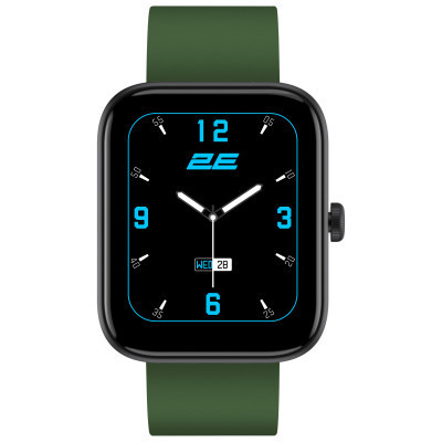 Смарт-часы 2E Alpha SQ Music Edition 46mm Black-Green (2E-CWW40BKGN) Винница - изображение 2