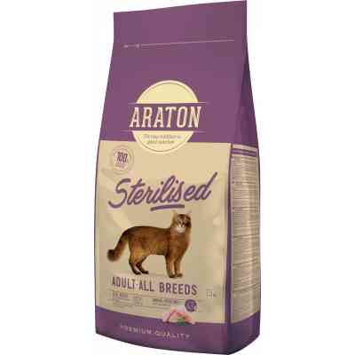 Сухий корм для кішок ARATON STERILISED Adult All Breeds 15 кг (ART47473) Вінниця