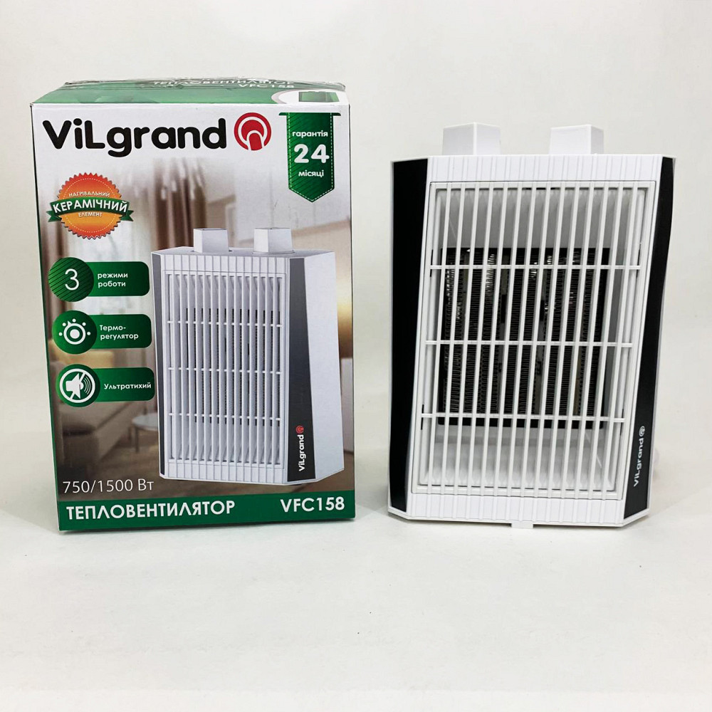 Електричний обігрівач для офісу ViLgrand, Повітряний тепловентилятор, Електродуйка LO-15 Львів - фото 2