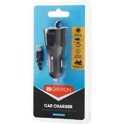 Зарядное устройство Canyon 1xUSB car adapter (CNE-CCA033B) Винница
