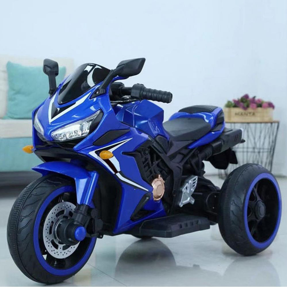 Детский электромотоцикл SPOKO SP-518 мотоцикл на аккумуляторе для детей Синий Киев - изображение 3