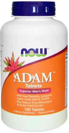 Витаминный комплекс Адам Now Foods Adam Men's Multi 120 таб Киев