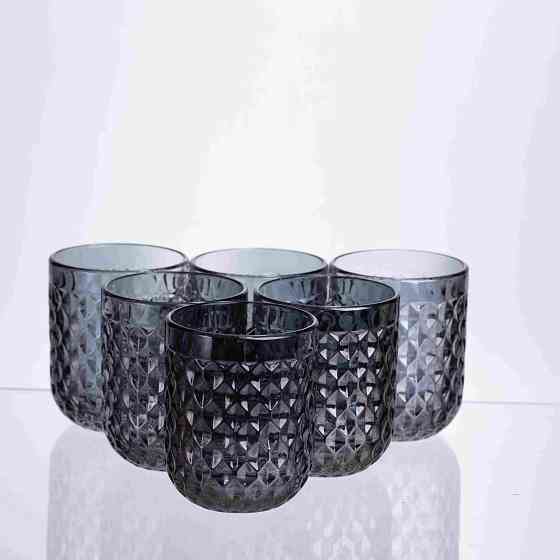 Набір склянок Geometric 6 штук по 250 мл HP-19-264 склянка прозора для напоїв Коломыя