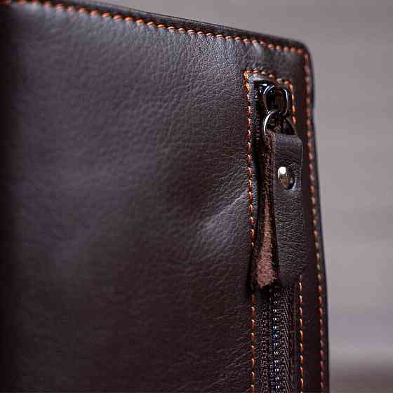 Кошелек мужской Vintage 14687 Коричневый Киев