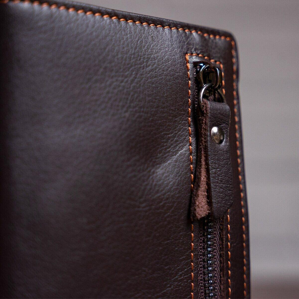 Гаманець чоловічий Vintage 14687 Коричневий Київ - фото 4