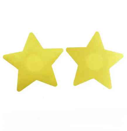 Стікіні для грудей Зірочки 8 см жовтий Київ
