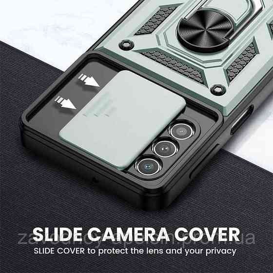 Samsung A73 A736 Противоударный чехол Hybrid (кольцо + шторка) Одесса