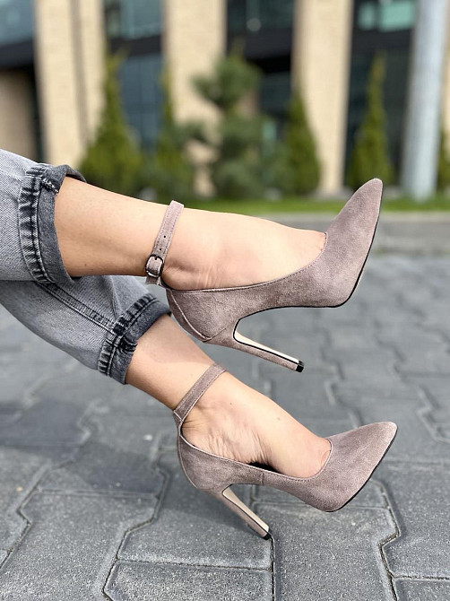 Nivelle Туфлі жіночі NIVELLE капучино натуральна замша 36р. каблук 10см. (1769/10502-10512) Коломия - фото 3