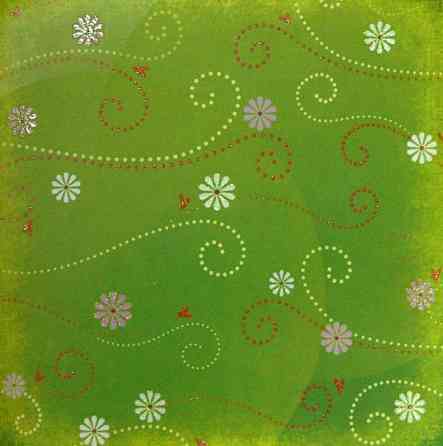 Набір паперу для скрапбукінгу "Folia" "Квіти 9"  30,5*30,5см, 190г/м2, 5арк 16210109, шт Київ