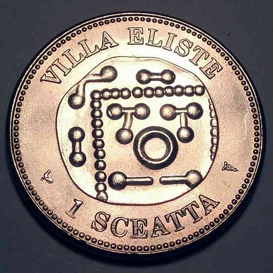 НІДЕРЛАНДИ ELST 1 SCEATTA 726-1976 1250 років UNC Місцева валюта 30 мм Полтава