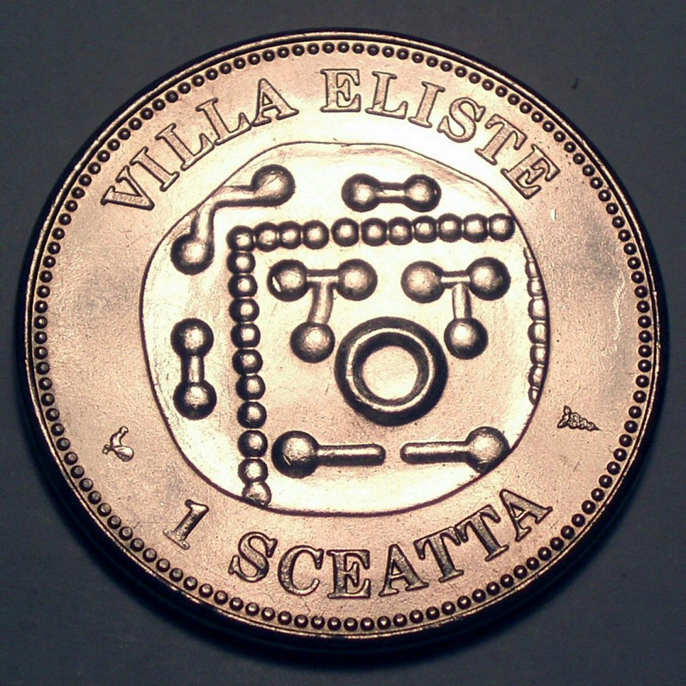 НІДЕРЛАНДИ ELST 1 SCEATTA 726-1976 1250 років UNC Місцева валюта 30 мм Полтава - фото 1