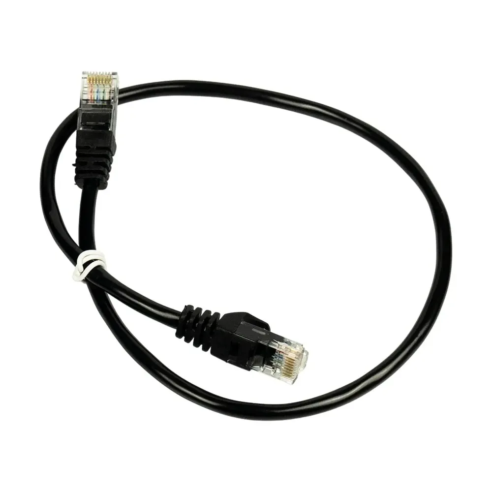Патч-корд мережевий Trinix UTP, RJ-45, CAT.5 0.5m Black (73-00608) Киев - изображение 3