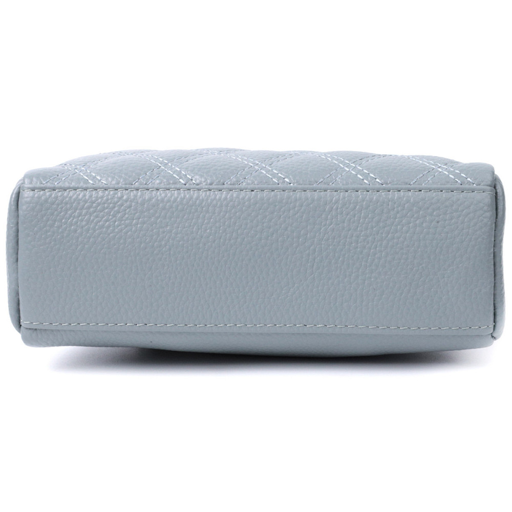 Элегантная женская сумка прошита ромбами на лицевой стороне из натуральной кожи Vintage 22808 Синий Киев - изображение 6