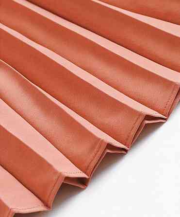 👗 Платье женское плиссированное макси с запахом, терракотовое, размер XL Киев