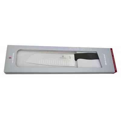 Кухонный нож Victorinox SwissClassic Santoku 17см Black (6.8523.17G) Винница