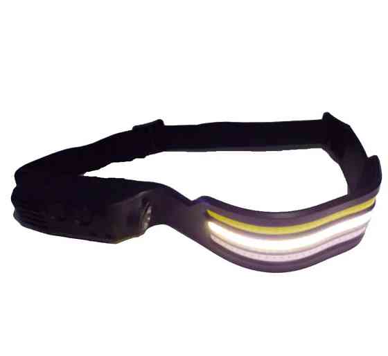 Налобний ліхтар COBA CB-689-3 акумуляторний, з датчиком руху 8247 Винница