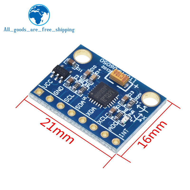 Гироскопічний датчик GY-521 для Arduino Київ - фото 6