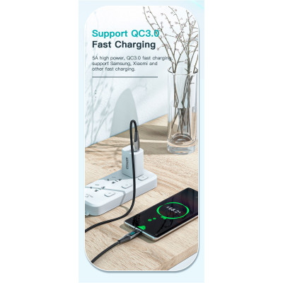 Дата кабель USB-C to USB-C 2.0m 100W Digital Display blue Essager (ES-XCTT1-YDA03) Винница - изображение 2