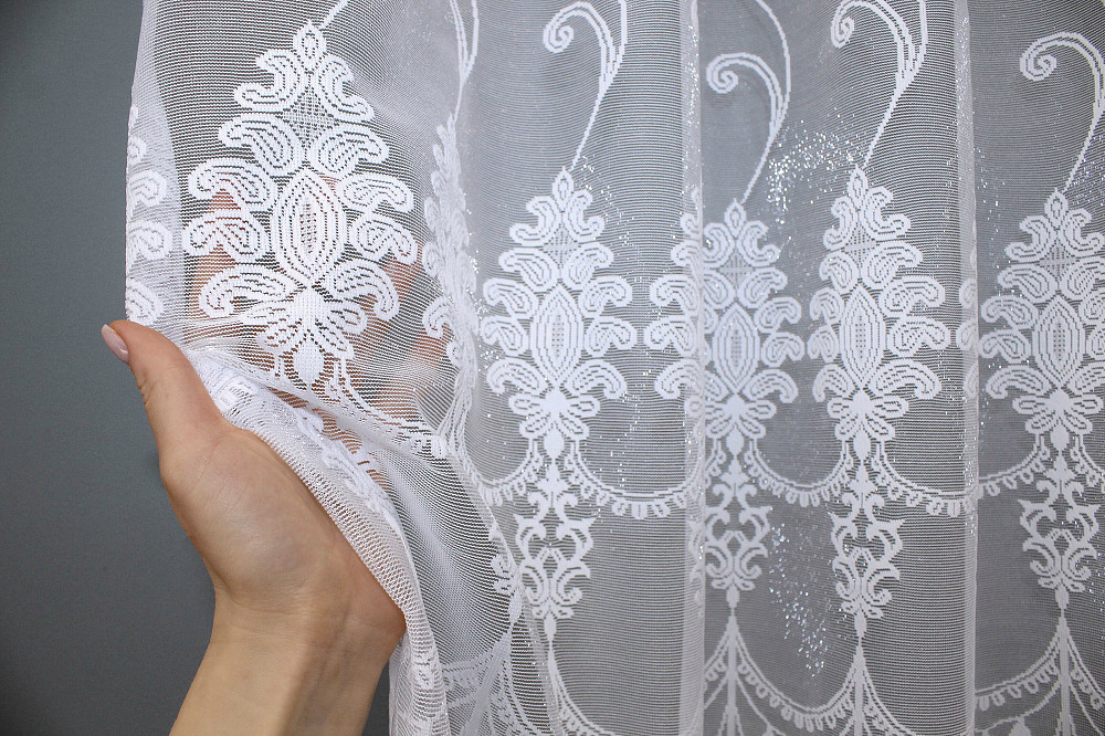 Тюль жаккард 