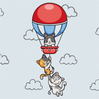 Картина по номерам ArtCraft Кошенята подорожують 30х30 см (15566-AC) Вінниця - фото 1