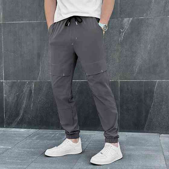 Чоловічі штани джогери з кишенями темно-сірі Pobedov Vershyna Київ