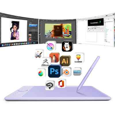 Графічний планшет Parblo Intangbo S Violet (INTANGBOSP) Вінниця