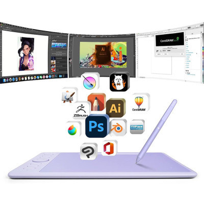 Графічний планшет Parblo Intangbo S Violet (INTANGBOSP) Вінниця - фото 3