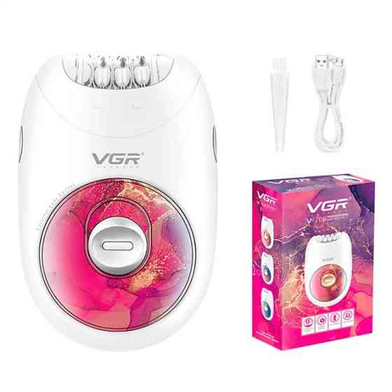 Епілятор жіночий акумуляторний VGR V-706 PINK QI-94 Львів