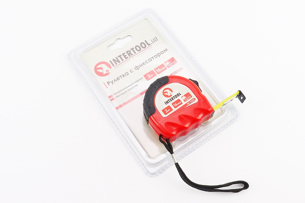 Рулетка з фіксатором 2мx16мм "EXTRA" MT-0202 Київ - фото 1