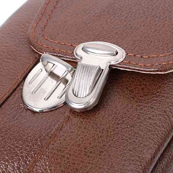 Сумка для чоловіків на два відділення з натуральної шкіри Vintage 22738 Коричневий Київ