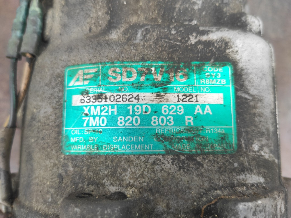 Компресор кондиціонера VW Golf IV 1.9 tdi 1997-2003 (7M0820803R) Ковель - фото 3