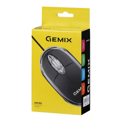 Мишка Gemix GM105 USB black (GM105Bk) Вінниця - фото 8