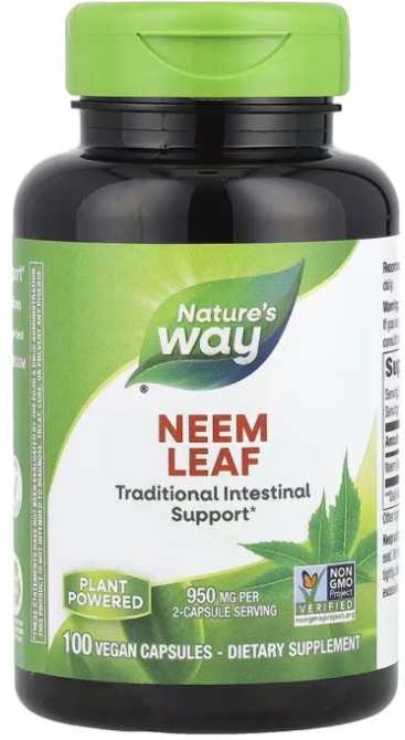 Ним Natures Way Neem Leaf 100 раст капс Киев - изображение 3