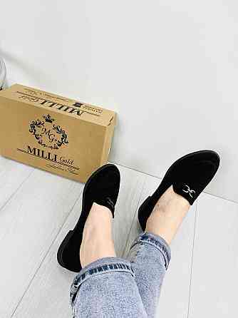 MILLI GOLD Туфлі жіночі MILLI GOLD 300-Tina2 чорні (весна-осінь, замша натуральна) (2679) Коломыя