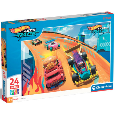 Пазл Clementoni Hot Wheels серия MAXI, 24 элемента (28523) Винница - изображение 1
