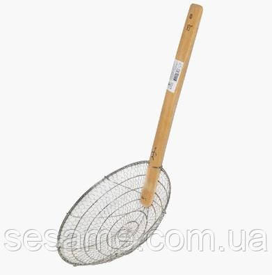 Шумовка черпак с бамбуковой ручкой 25 см (Китай) Харьков - изображение 1