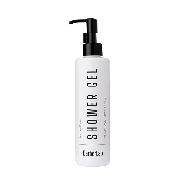Гель для душа для мужчин с серебром и молочной кислотой Nature's Power BarberLab 250 мл Винница - изображение 1