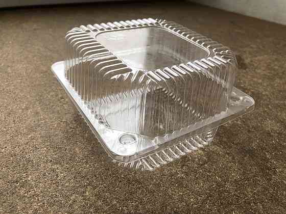 Блістер 130*130*77 мм ПЕТ упаковка для харчових гарячих продуктів із кришкою ПС-100 одноразове Павлоград