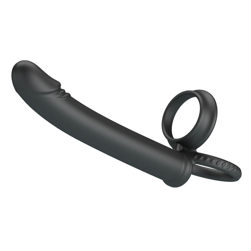 Силиконовая насадка на член для двойного проникновения Moses waterproof Sex Aura Киев - изображение 3