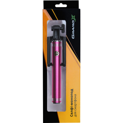 Монопод для селфі Grand-X Metallic 3,5 U-крепление 170-750мм Pink (M35UP) Вінниця - фото 8