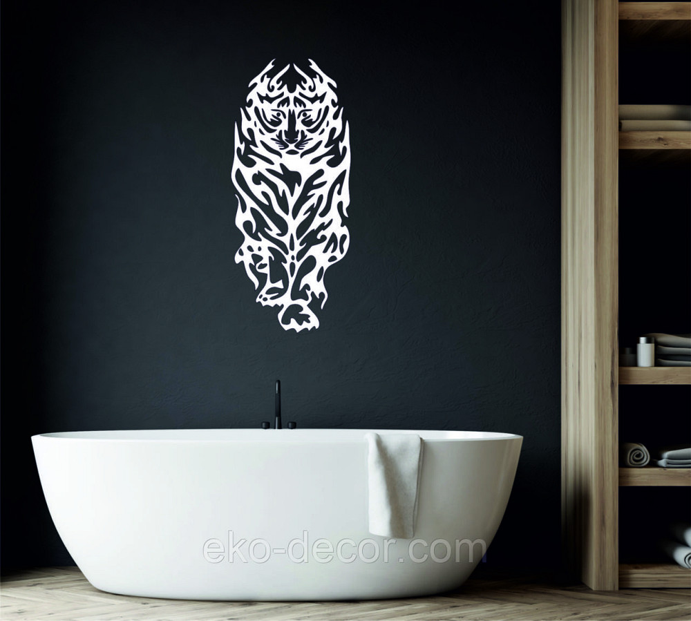 Настенный декор Панно «Тигр» Декор на стену 110*50 см, Белый Киев - изображение 6