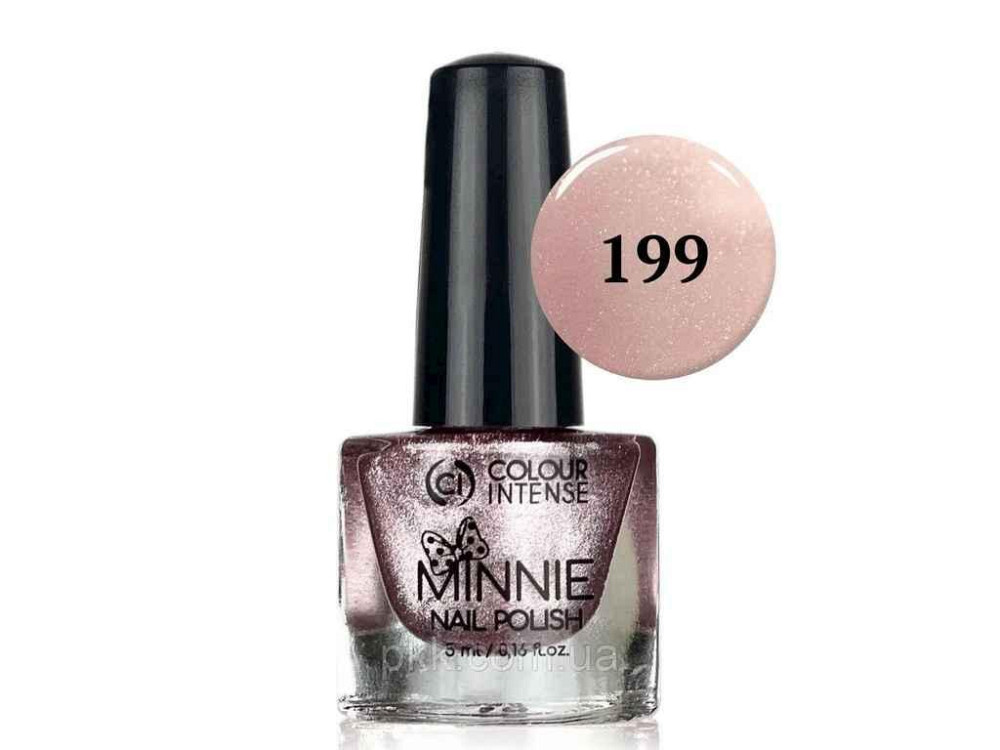 Лак для нігтів 5мл Мini 199 шимер пісок мякий ТМ Colour INTENSE Київ - фото 1