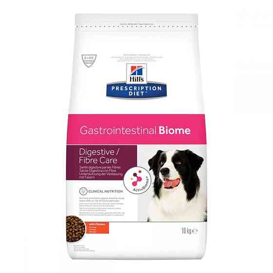 Лечебный корм для собак Хиллс Hills PD Gastrointestinal Biome с курицей 1.5 кг при расстройствах пищеварения Винница