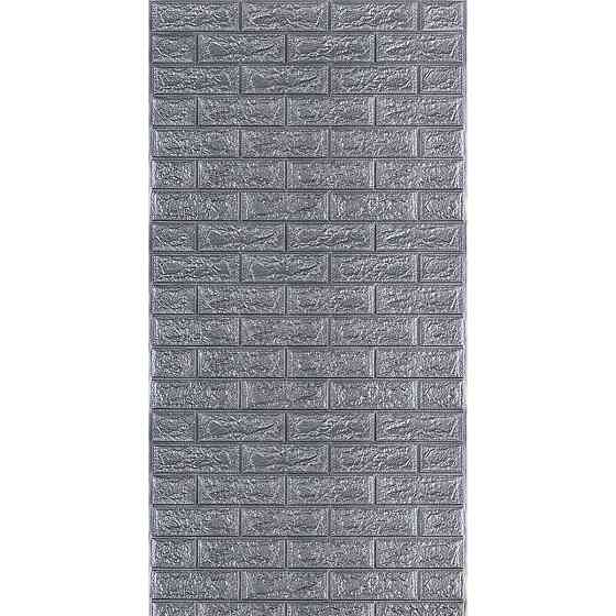 Самоклеюча 3D панель під срібну цеглу в рулоні 3080x700x3мм (R017-3) SW-00001445 Київ