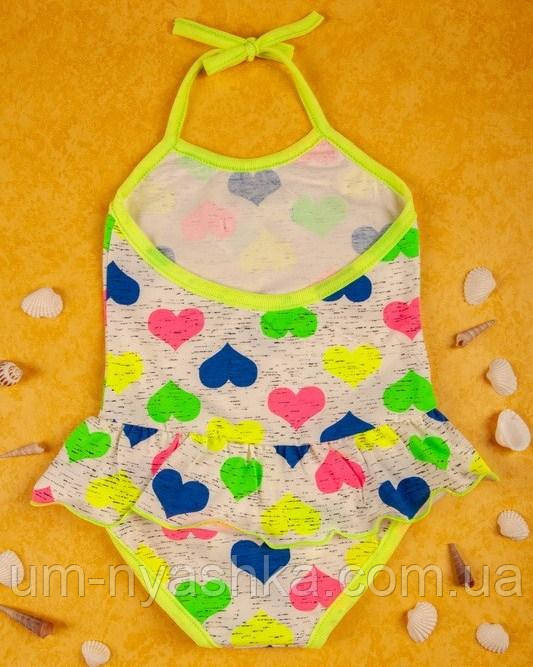 Купальник дитячий відрядний з сердечками 98 Кривий Ріг - фото 2