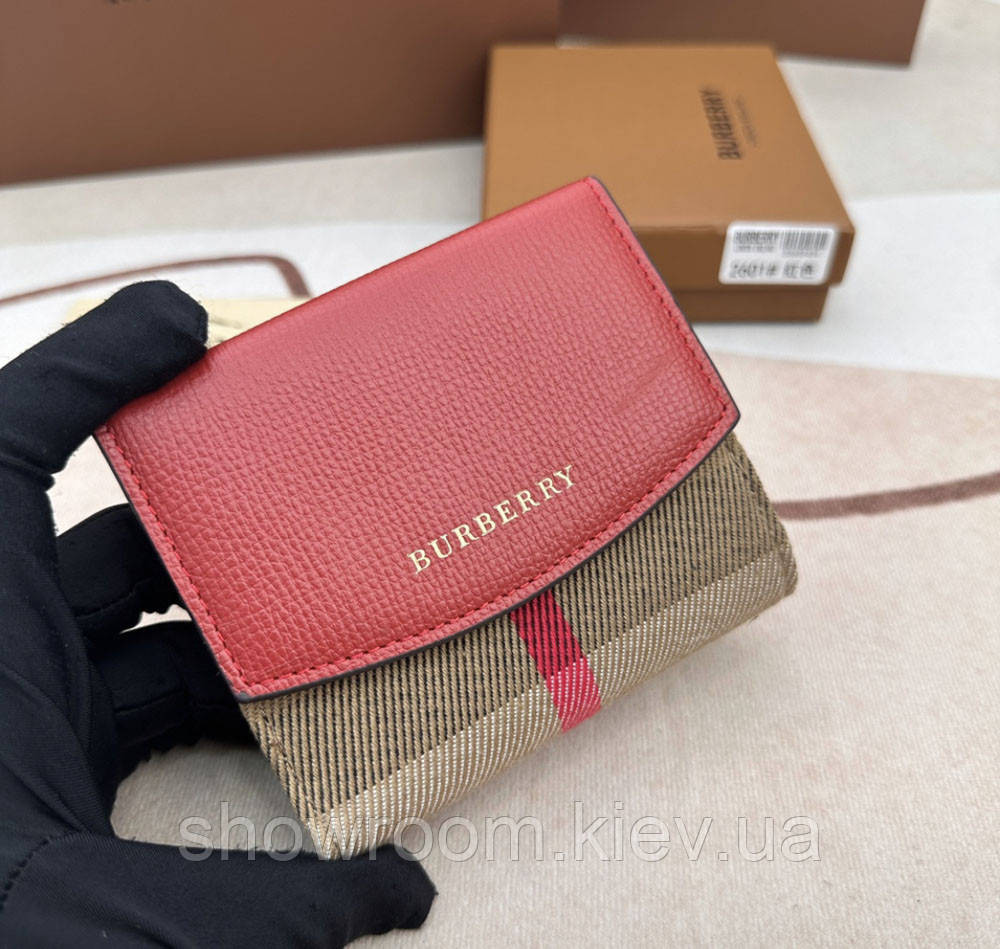 Жіночий невеликий гаманець (2601) червоний Київ - фото 3